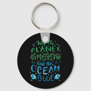Chaveiro Cute Salve O Planeta Ecologia Ecológica Eco Blue O