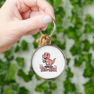 Chaveiro Cute Tea-Rex Dinossauro Rosa – Beba Feliz!