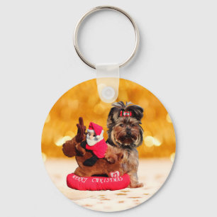 Chaveiro Cute Yorkshire Terrier Felry Natal
