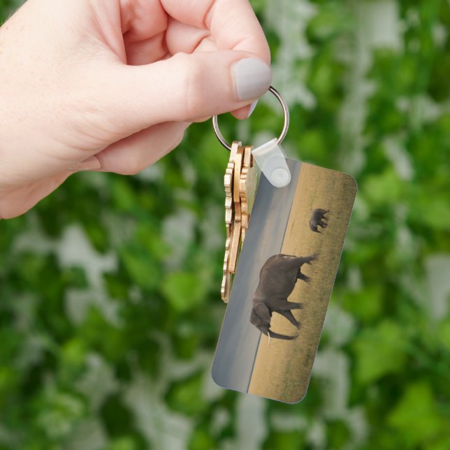 Chaveiro Cutest Baby Animals | African Elephant Family (Mão)