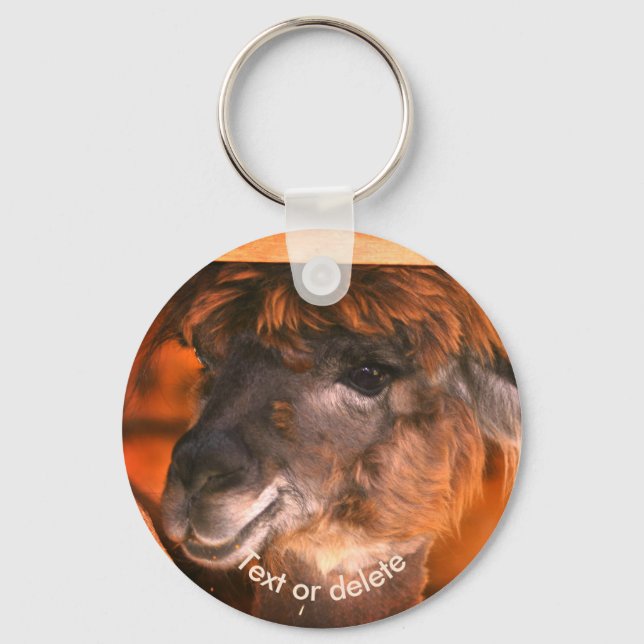Chaveiro Cutey Llama Animal Personalizado (Frente)