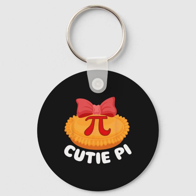 Chaveiro Cutie Pi - Dia do Pi Amante da Matemática Símbolo  (Frente)