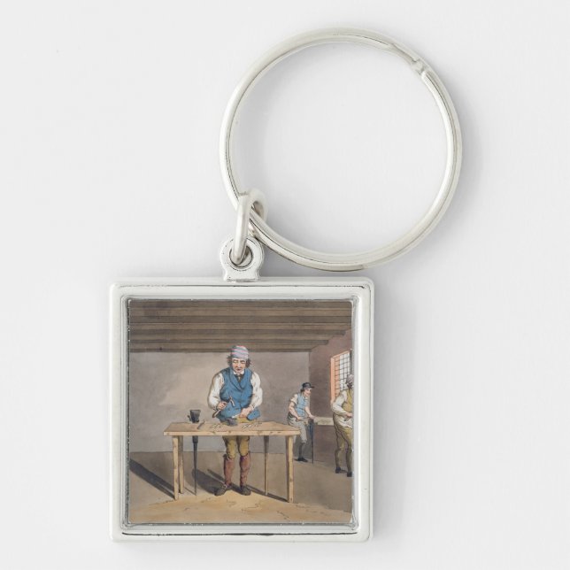 Chaveiro Cutler de Sheffield, do "traje de Yorkshire" engr (Frente)