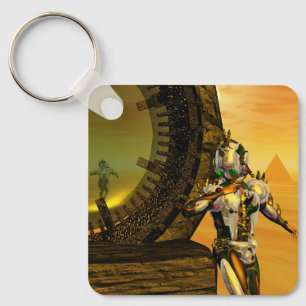 Chaveiro CYBORG TITAN EM DESERTO DA HIPERION Science Fictio