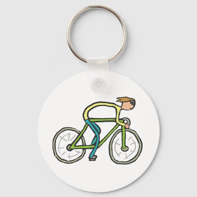 Chaveiro Cycling Stickman (Frente)
