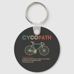 Chaveiro Cycopath Funny Cycling para Ciclistas e Bikers