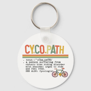 Chaveiro CycoPath Funny Humor Cyclist Bike Definition