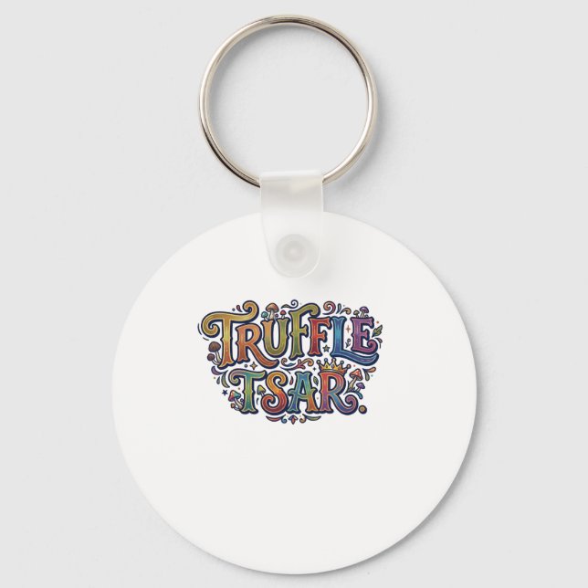 Chaveiro Czar da Trufa – Camiseta engraçada com trocadilho  (Frente)