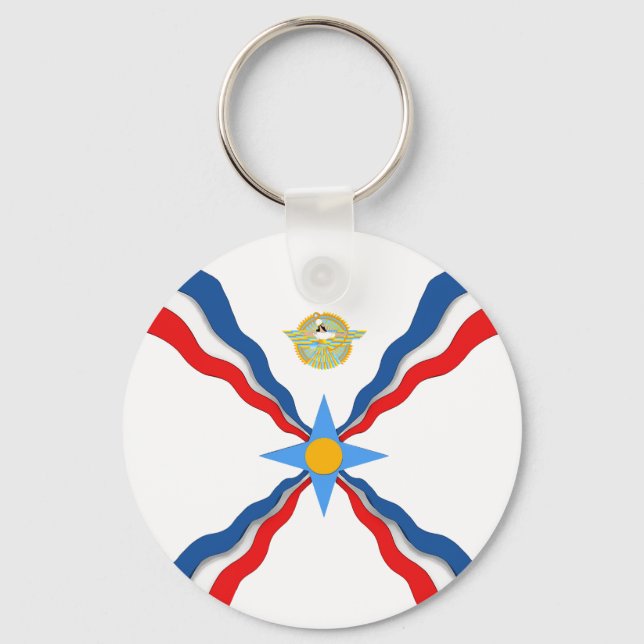 Chaveiro da bandeira assíria (Frente)