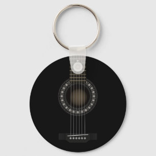 Chaveiro da bandeira da guitarra acústica