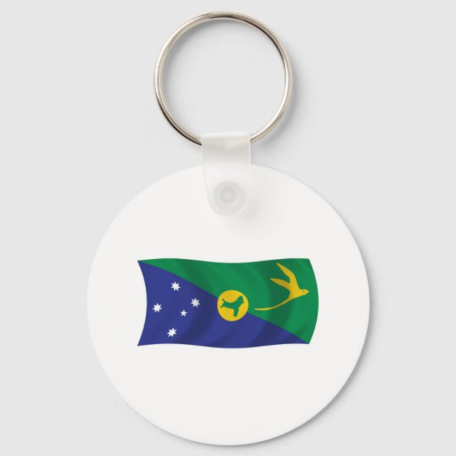 Chaveiro da Bandeira da Ilha Christmas (Frente)