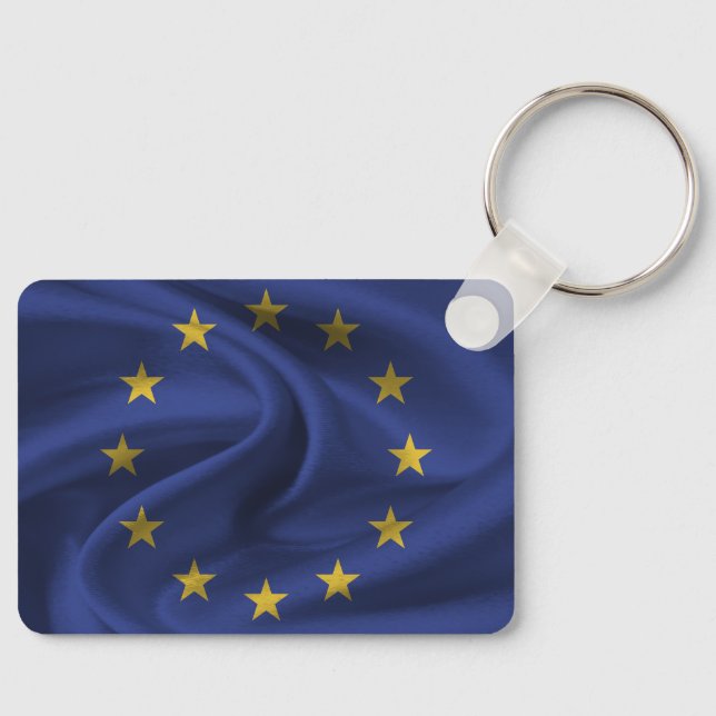 Chaveiro da Bandeira da União Europeia (Frente)
