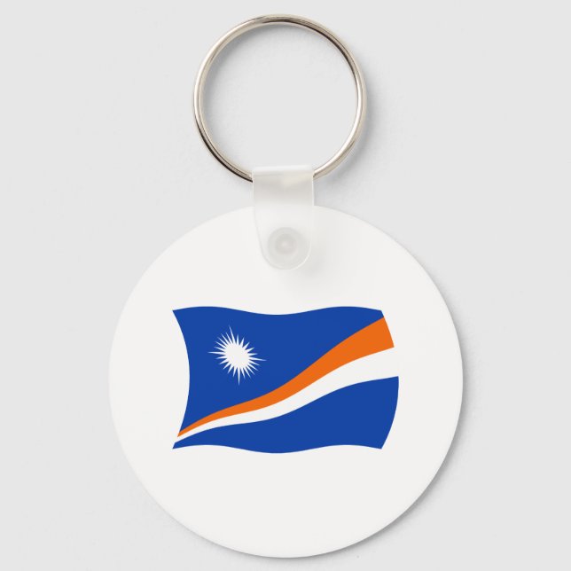 Chaveiro da Bandeira das Ilhas Marshall (Frente)