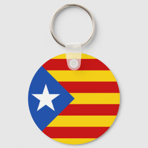 Chaveiro da bandeira de Catalonia Estrellada