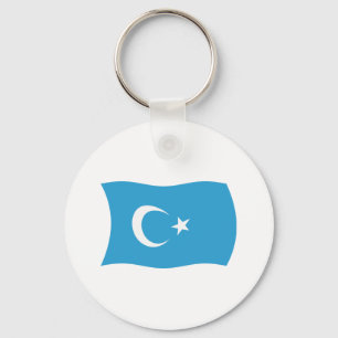 Chaveiro da Bandeira de Xinjiang Uigur