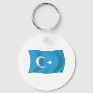 Chaveiro da Bandeira de Xinjiang Uigur