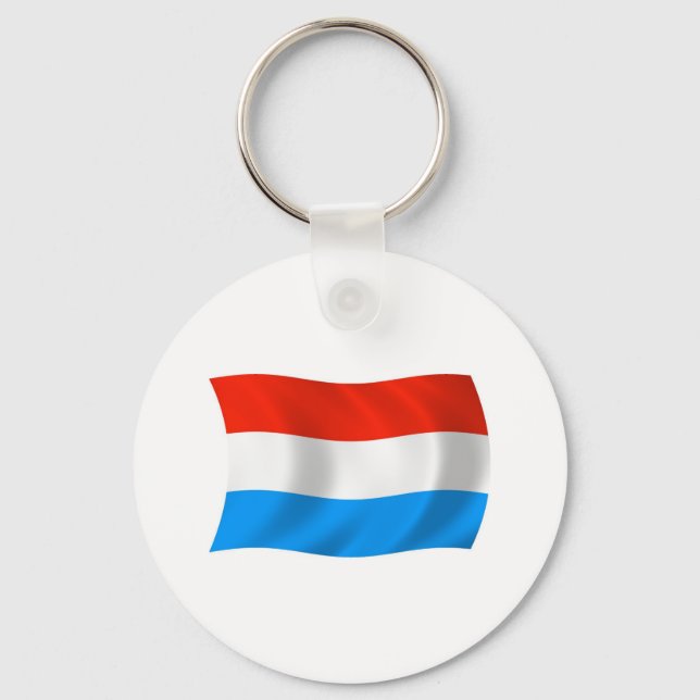 Chaveiro da Bandeira do Luxemburgo (Frente)