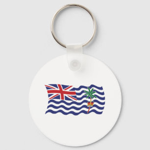 Chaveiro da Bandeira do Território Britânico do Oc