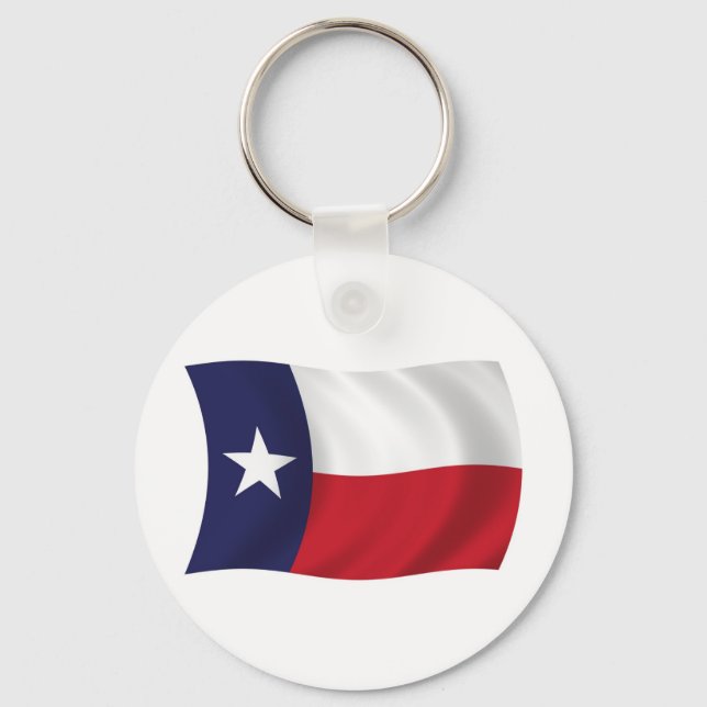 Chaveiro da Bandeira do Texas (Frente)