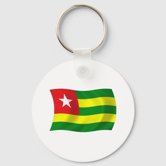 Chaveiro da Bandeira do Togo (Frente)