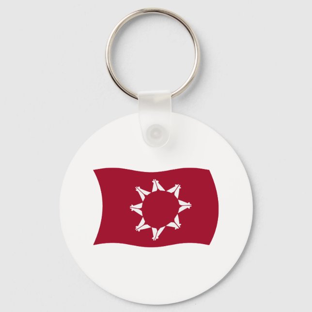 Chaveiro da Bandeira Oglala Lakota (Frente)