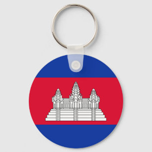Chaveiro da Bandeira Patriótica do Camboja