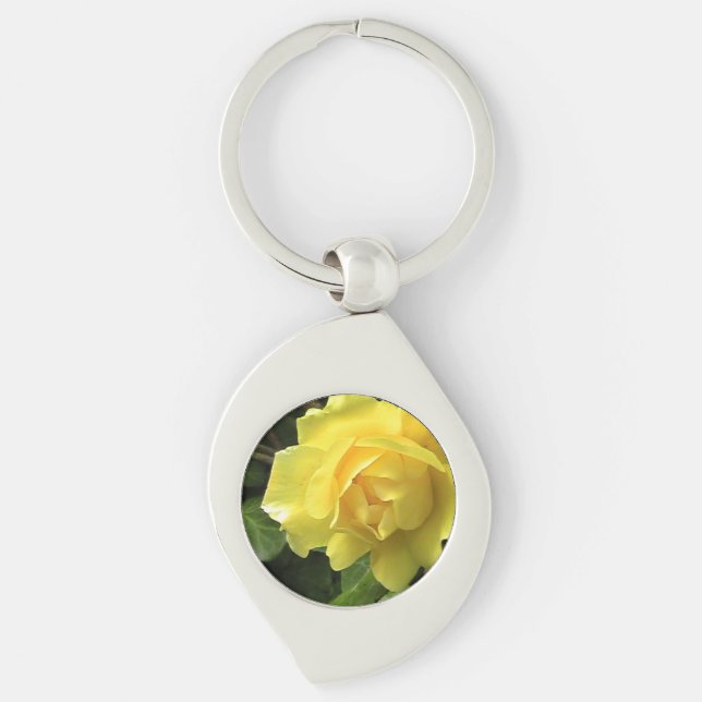 Chaveiro da beleza do rosa amarelo (Frente)