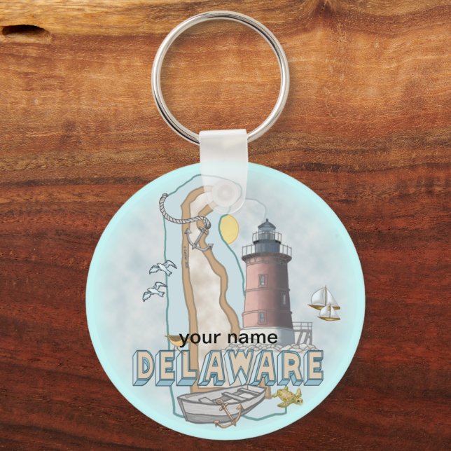 Chaveiro da Casa de Luz do Delaware (Frente)