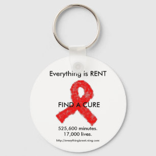 Chaveiro da consciência do AIDS