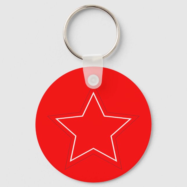 Chaveiro da Estrela Vermelha (Frente)