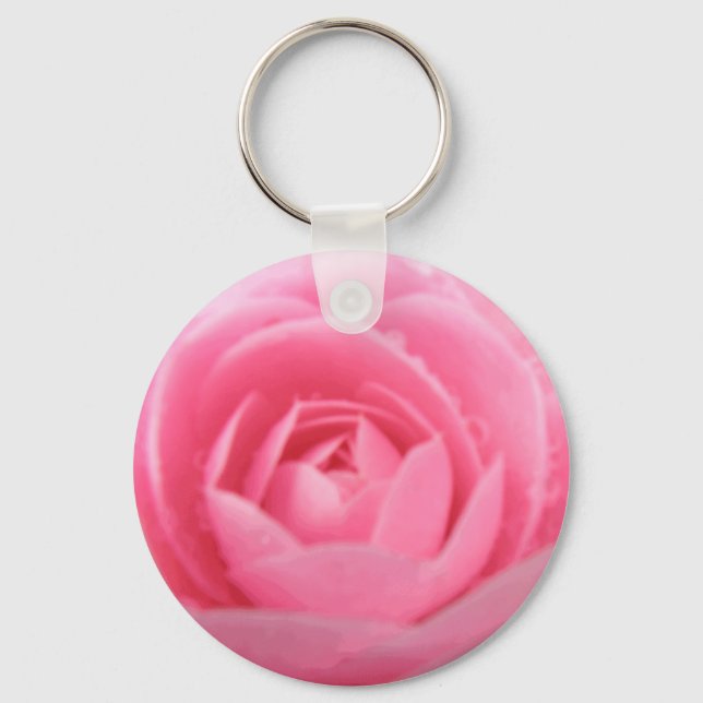 Chaveiro da Flor Rosa-Rosa-bonito Camellia (Frente)