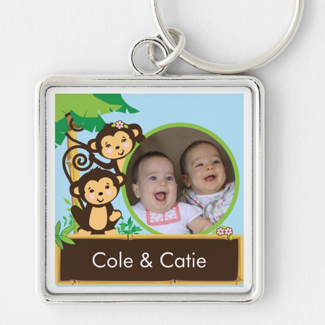 Chaveiro da foto do macaco (Frente)