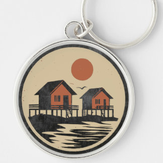 Chaveiro da Home Beach - Etiqueta de ID da Chave d
