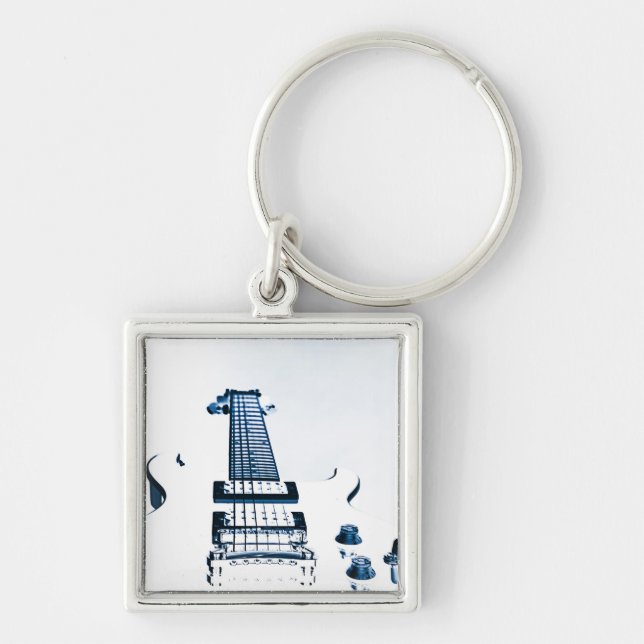 Chaveiro da imagem da guitarra (Frente)