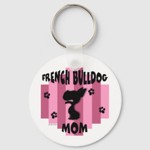 Chaveiro da mamã do buldogue francês