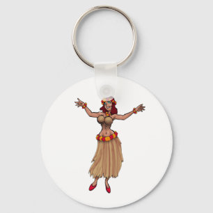 Chaveiro da menina de Hula
