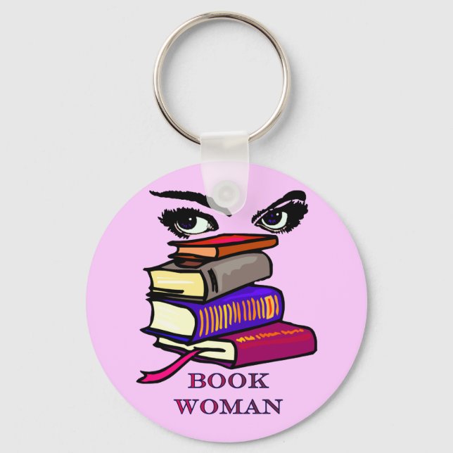 Chaveiro da Mulher do Livro (Frente)