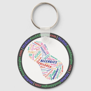 Chaveiro da nuvem da palavra do amendoim das