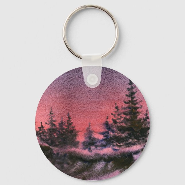 Chaveiro da paisagem de inverno (Frente)