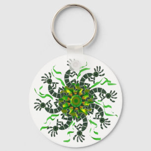 Chaveiro da roda de Kokopelli