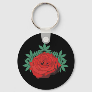 Chaveiro da rosa vermelha