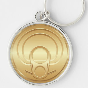 Chaveiro da tampa da lata de lata do pacote