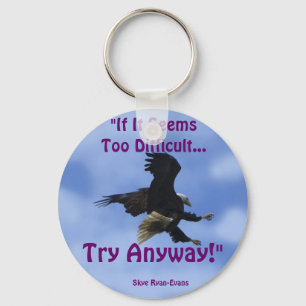 Chaveiro Da "TENTATIVA série de EAGLE DE QUALQUER MANEIRA"