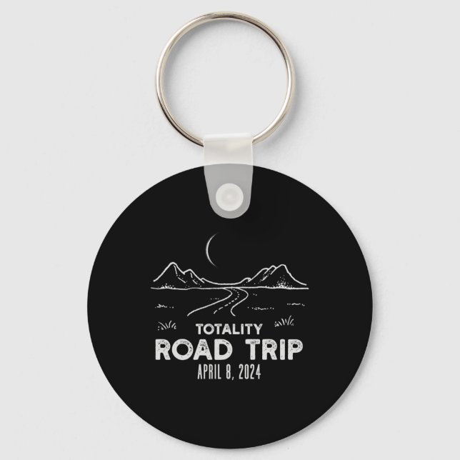 Chaveiro Da Totality Road Trip American Total Solar Eclipse (Frente)