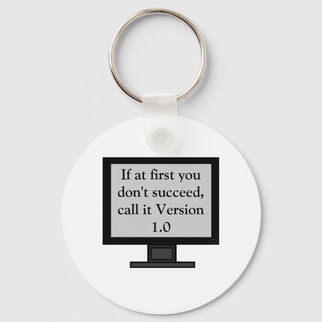 Chaveiro da versão 1.0 (Frente)