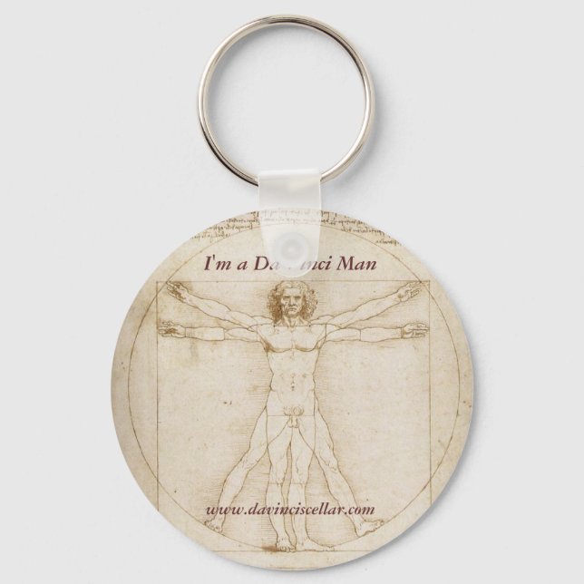 Chaveiro Da Vinci Man Key Chain 1 (Frente)