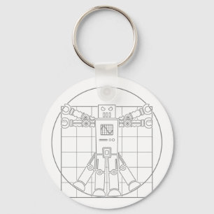 Chaveiro Da Vinci Robot Vitruvian