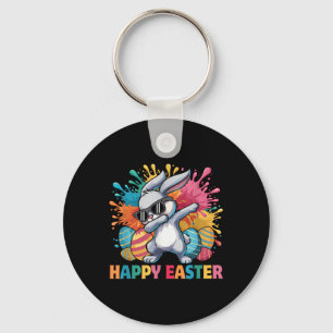 Chaveiro Dabbing Bunny Com Pulmões Dia De Felz pascoa Para 
