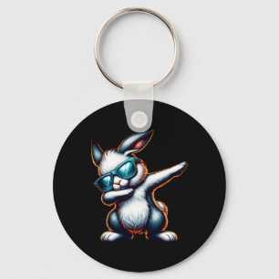 Chaveiro Dabbing Bunny Engraçado Bunny