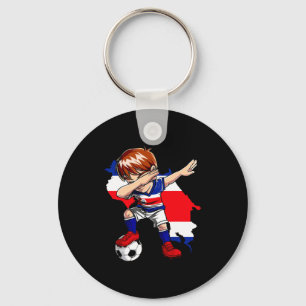 Chaveiro Dabbing Futebol Camisa Costarriquenha Menino Costa